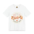 July 5th Birthday Club T-Shirt — Retro Fireworks Celebration Tee