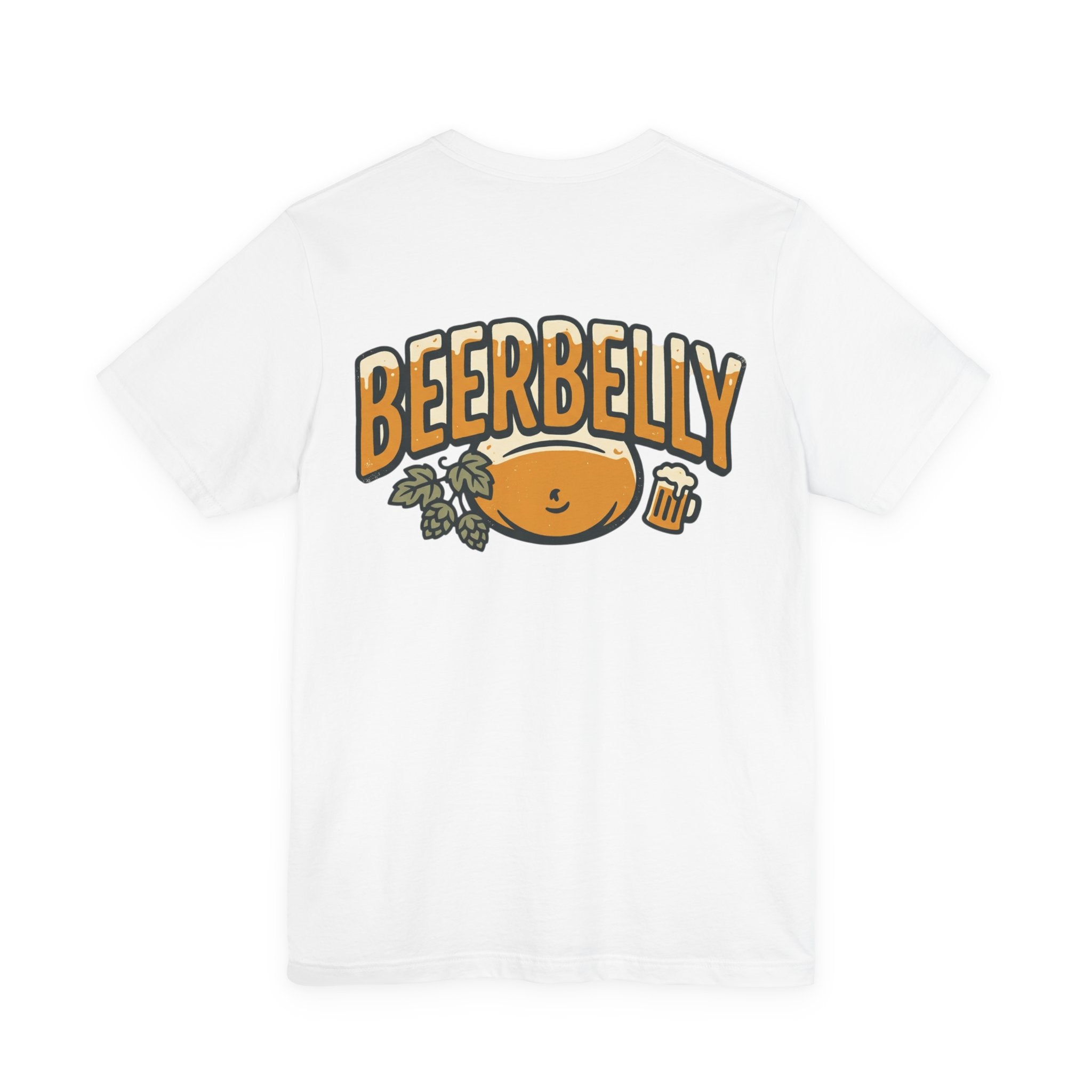 Funny Graphic Tee — “Did you ever wish there was a disease that only killed idiots?” / Beerbelly Back Print